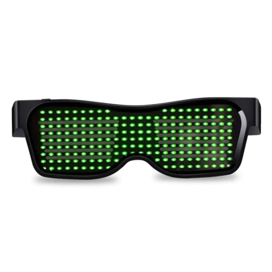 PixelEyes™ Smart LED Glasses - Custom Light Shows On-The-Go