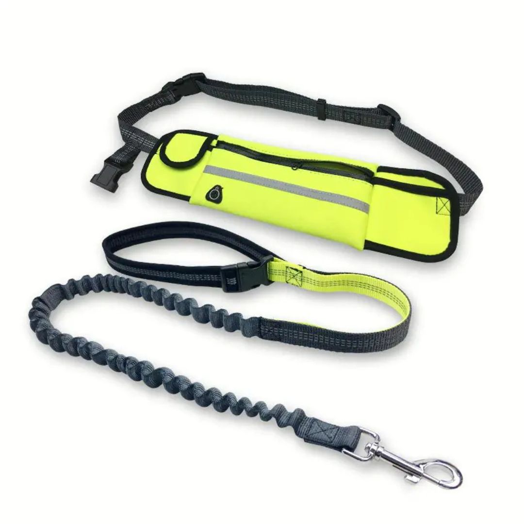 FreePaws™ 3-in-1 Leash – Run, Walk & Store Hands-Free!