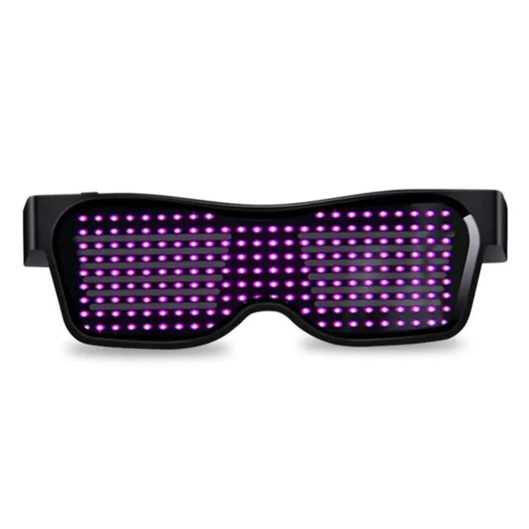 PixelEyes™ Smart LED Glasses - Custom Light Shows On-The-Go