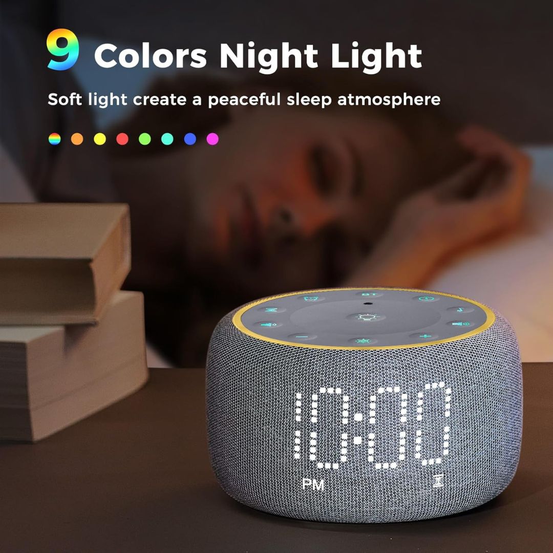 SereniSound™ Night Light Combo - 9 Mood Lights + White Noise