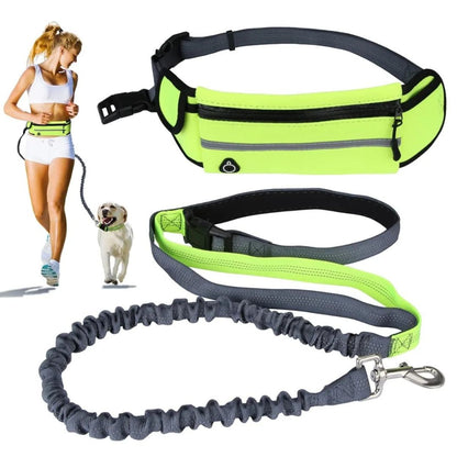 FreePaws™ 3-in-1 Leash – Run, Walk & Store Hands-Free!