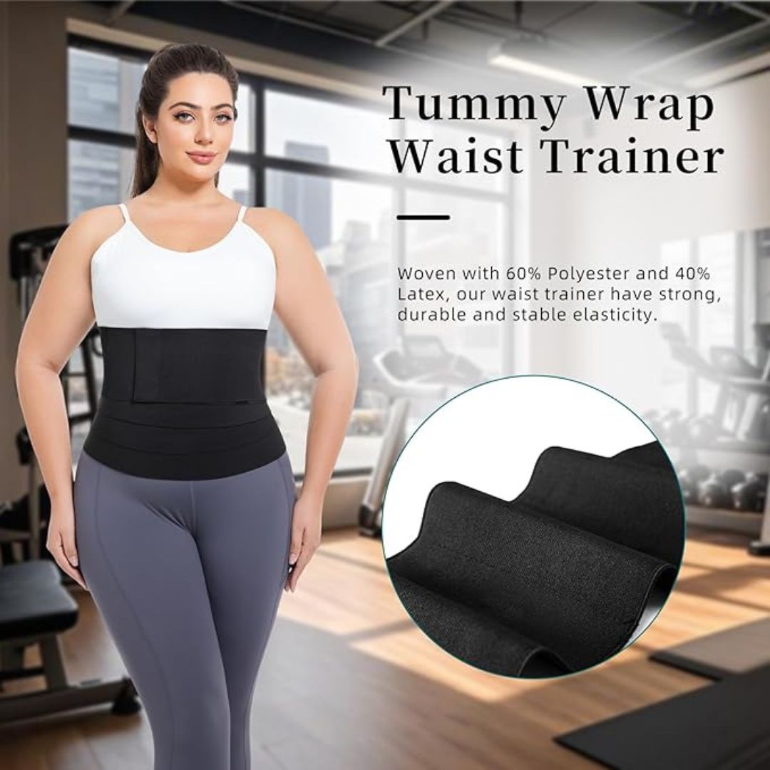 CinchSculpt™ Waist Wrap – Instant Hourglass Silhouette
