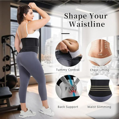 CinchSculpt™ Waist Wrap – Instant Hourglass Silhouette