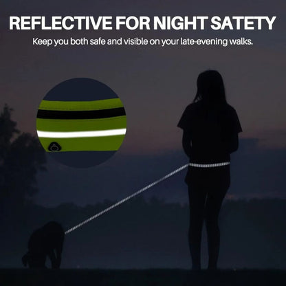 FreePaws™ 3-in-1 Leash – Run, Walk & Store Hands-Free!