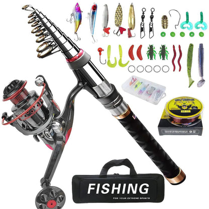 FlexiCatch™ All-Gear Set - Complete Telescopic Solution for Anglers!