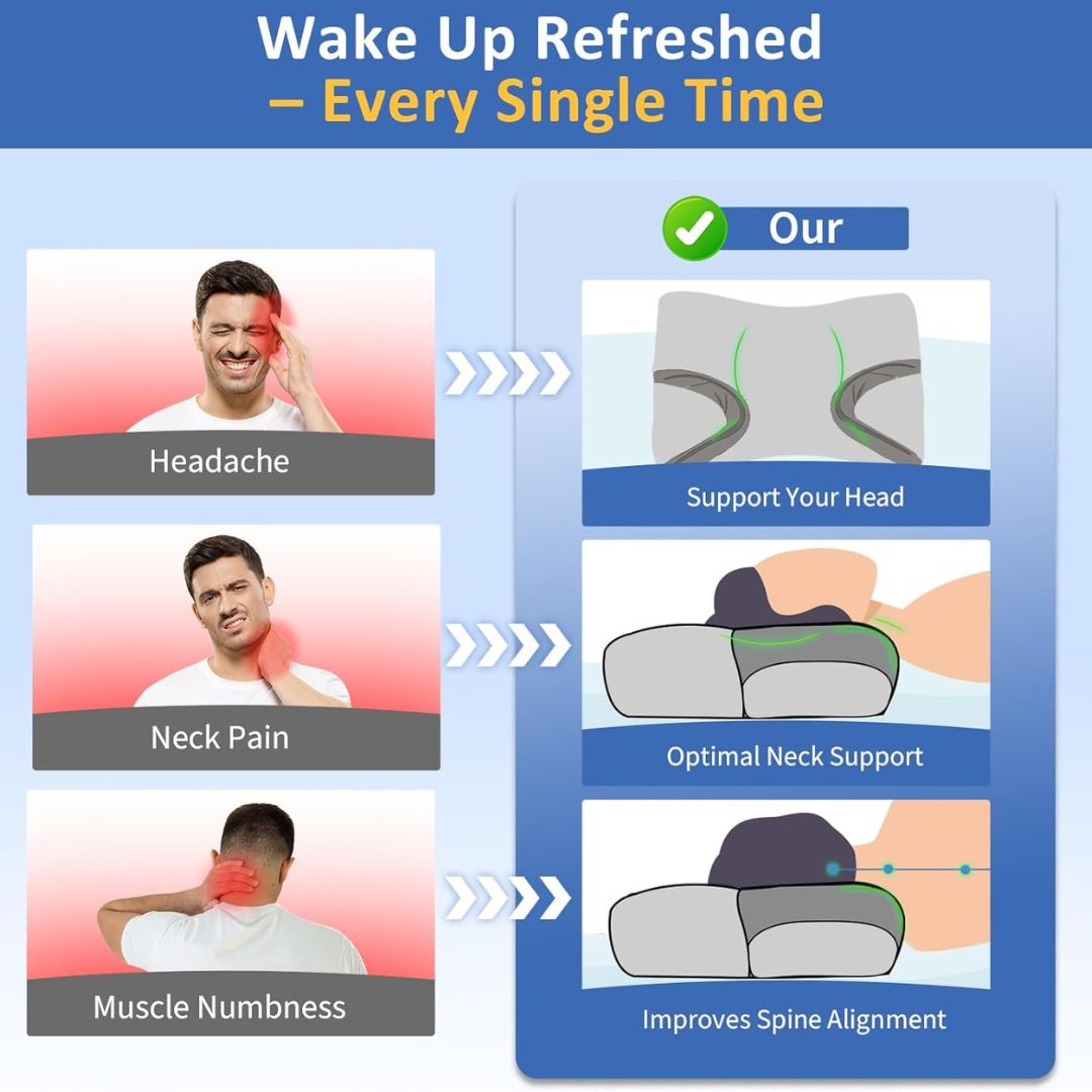 BreatheEase™ Nasal Pillow - Stay Cool & Tangle-Free All Night