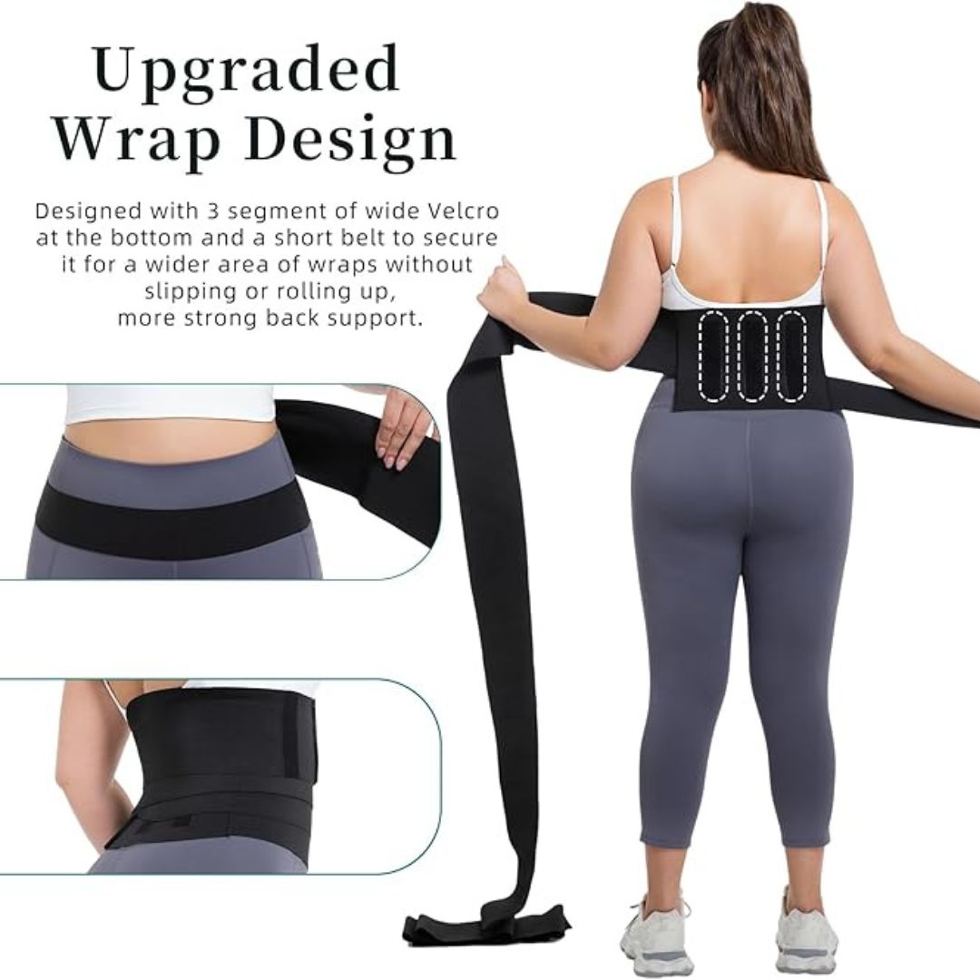 CinchSculpt™ Waist Wrap – Instant Hourglass Silhouette