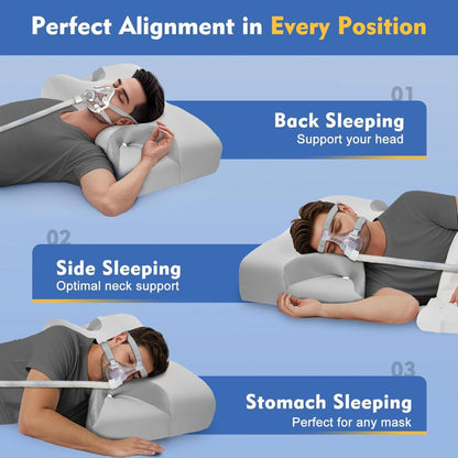 BreatheEase™ Nasal Pillow - Stay Cool & Tangle-Free All Night
