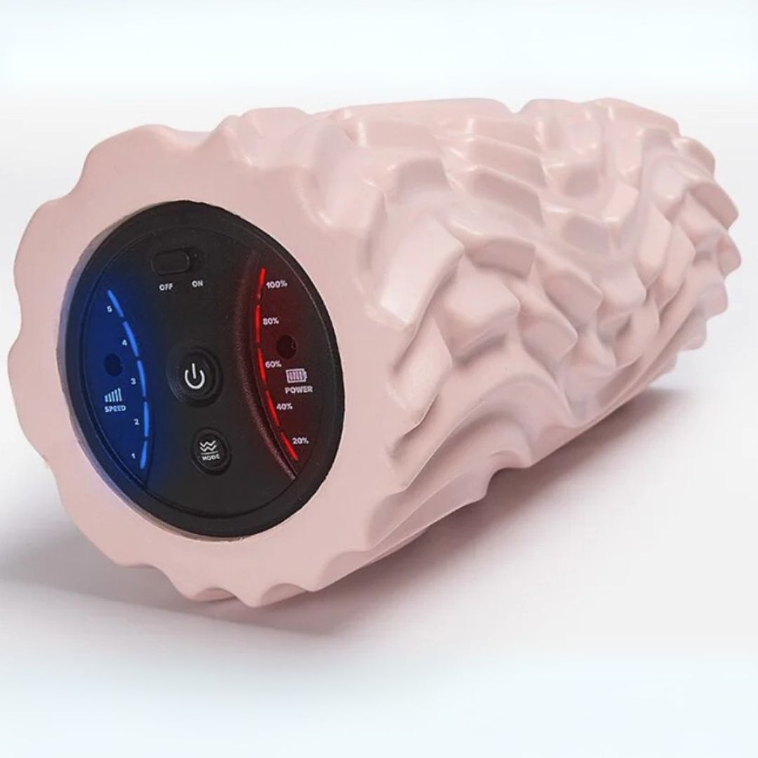 VibeRelief™ Foam Roller - 5-Speed Deep Tissue Therapy